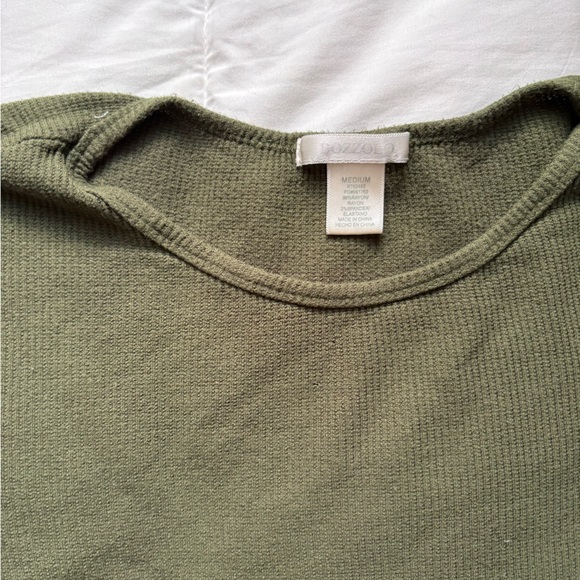 H&M Green Ribbed Knit Top - Picture 2 of 4